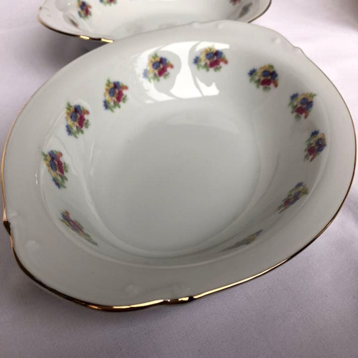 洋皿  フラワー  花  5セット 未使用品 *