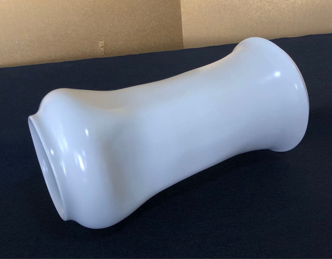 ‼️割引《R》高麗庵 白磁 花器 清六窯 中村清吾 栞 共箱 250829G4