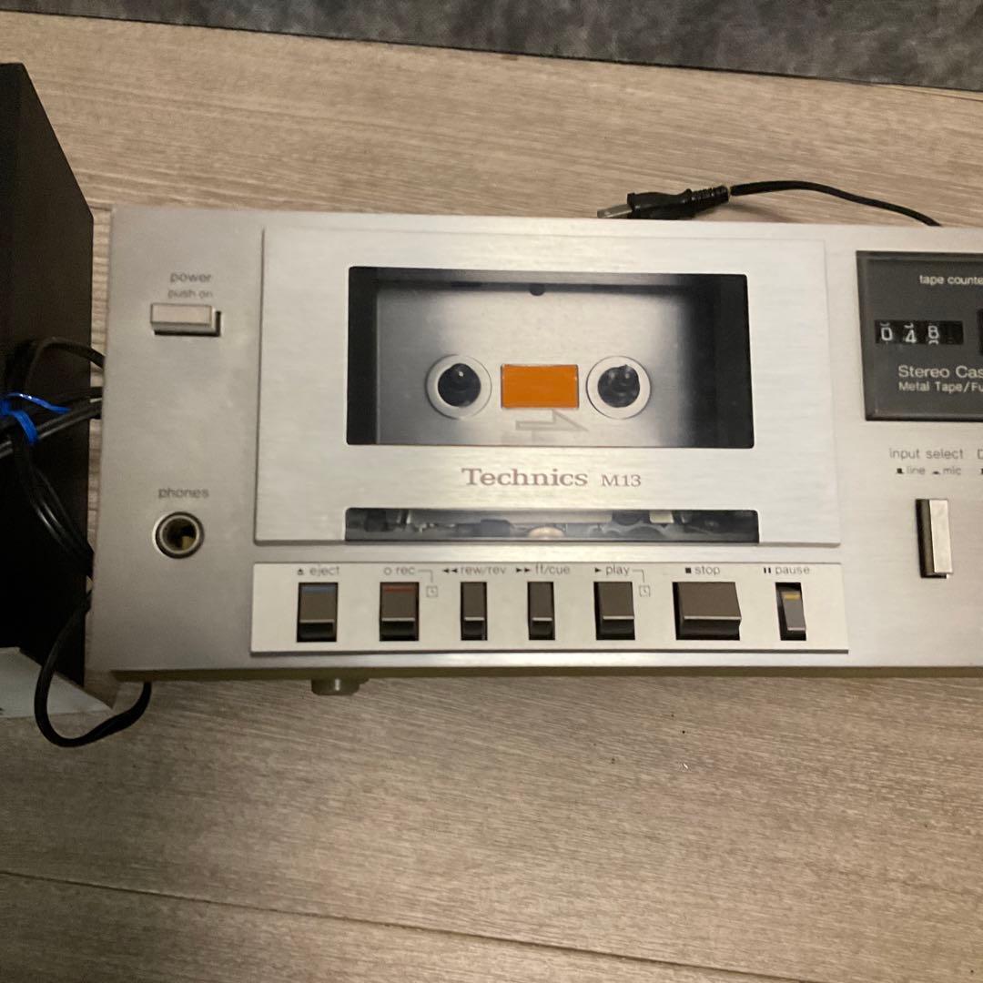 Technics ステレオレシーバーSA-100 とM13 通電のみ確認