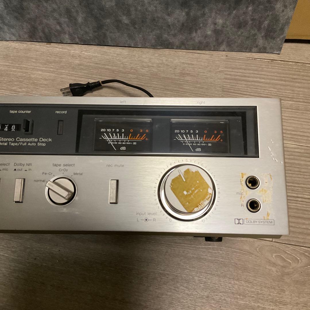 Technics ステレオレシーバーSA-100 とM13 通電のみ確認