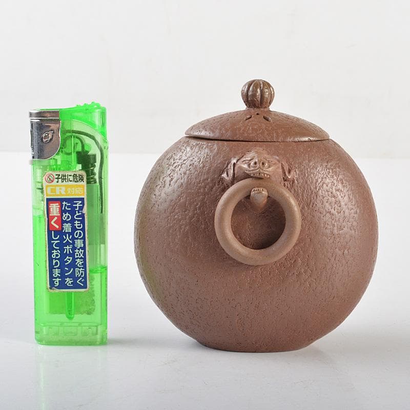 中国　紫砂　朱泥　急須　茶壷　D　R7266