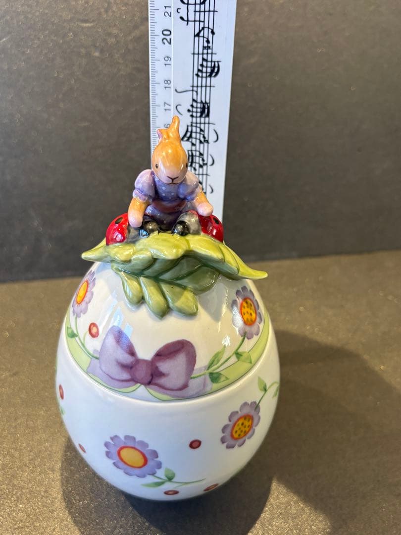 【レア】ビレロイ&ボッホ　うさぎ　卵　てんとう虫　イースター　キャニスター