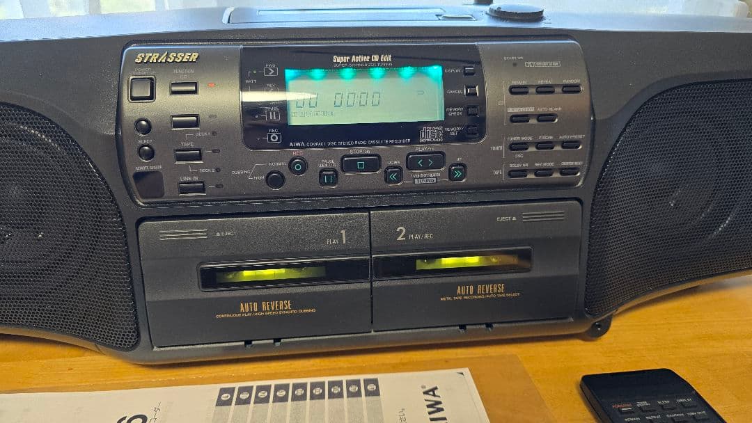AIWA CSD-SR6改 Bluetooth搭載CDラジカセ完動品《176》