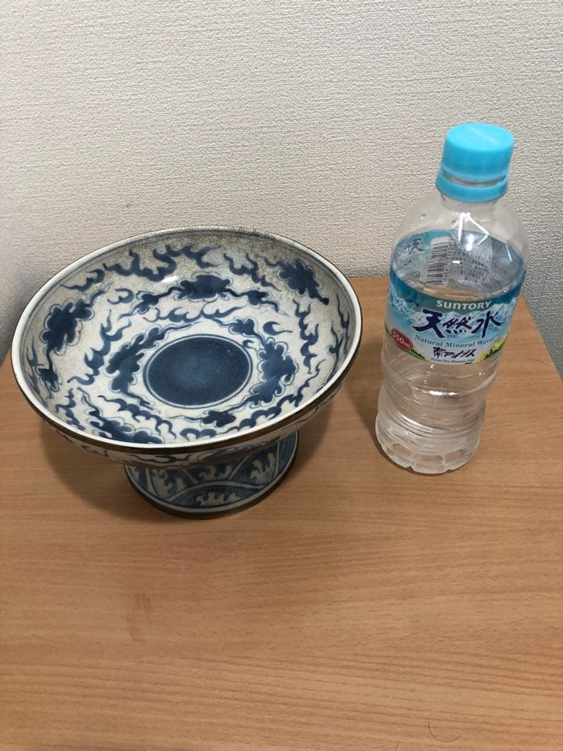 中国古磁器　清青花高碗