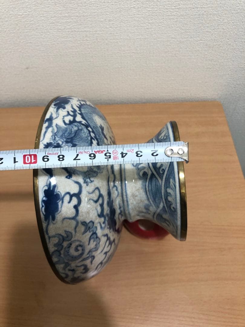 中国古磁器　清青花高碗