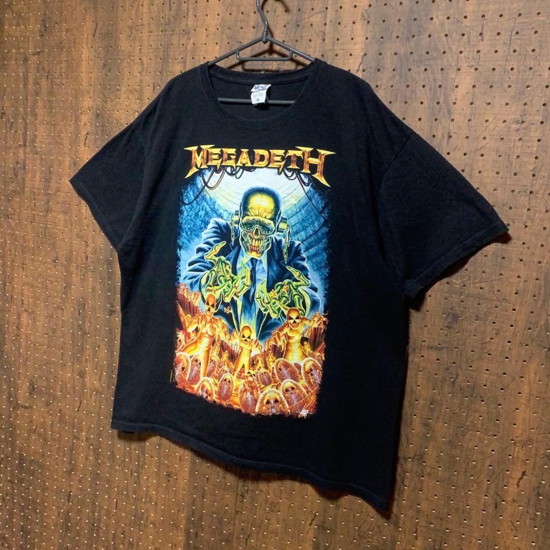 MEGADETH メガデス　2011 ツアープリントTシャツ　mbt180