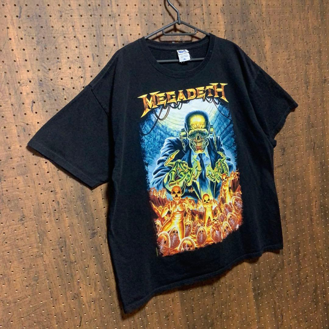 MEGADETH メガデス　2011 ツアープリントTシャツ　mbt180
