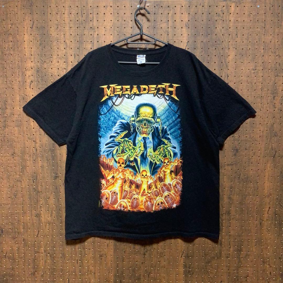 MEGADETH メガデス　2011 ツアープリントTシャツ　mbt180
