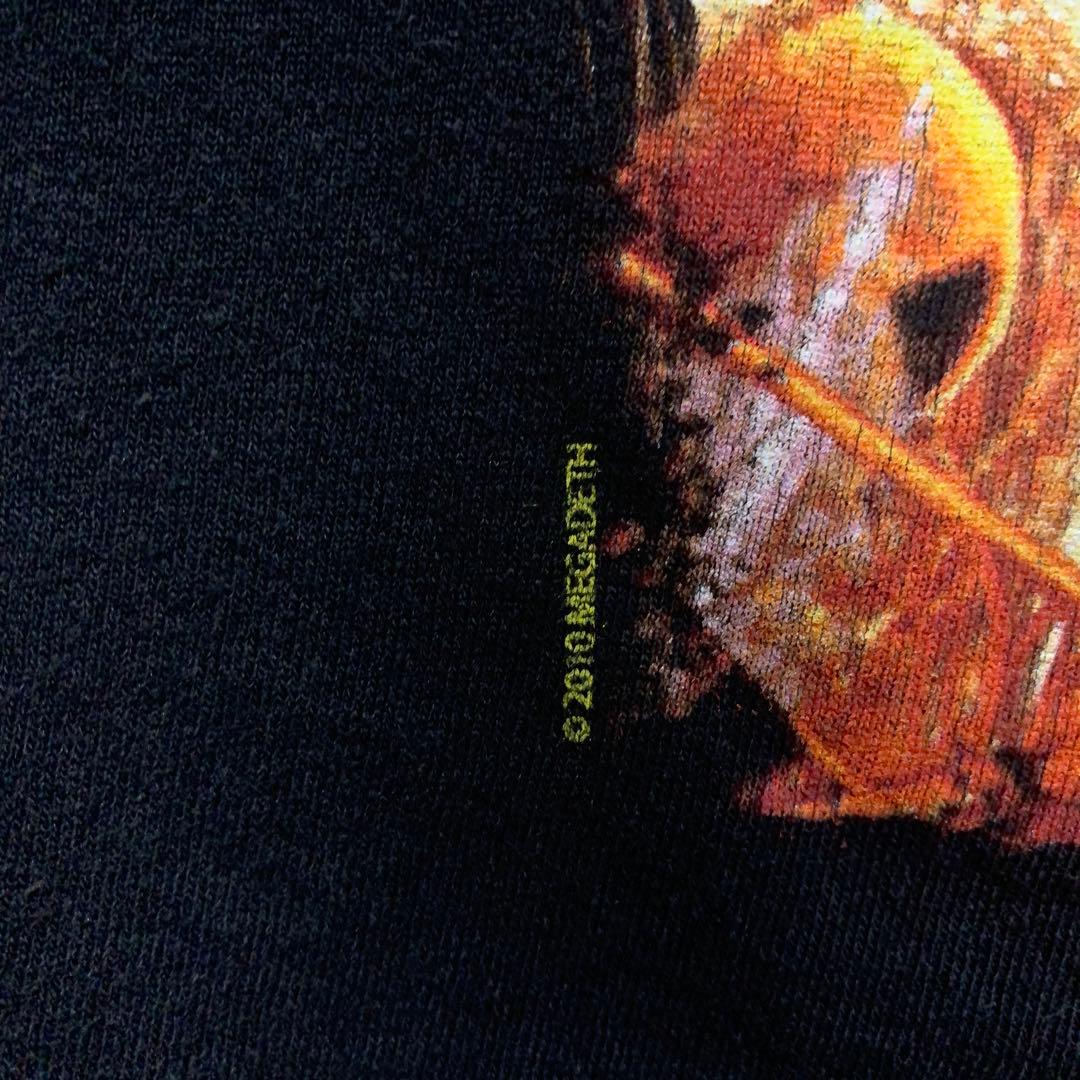 MEGADETH メガデス　2011 ツアープリントTシャツ　mbt180