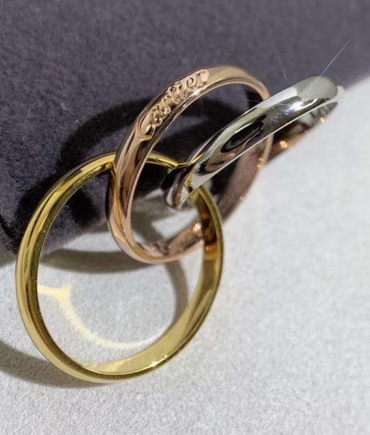 指輪　三連 リング12号