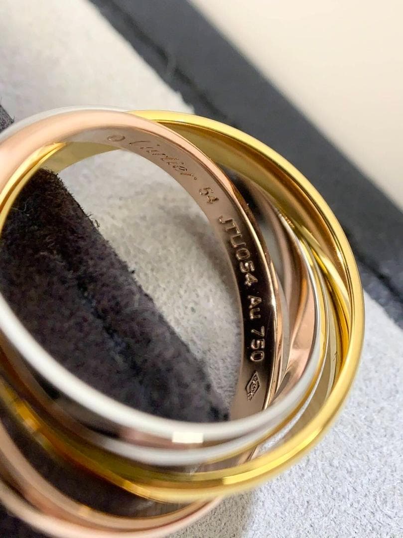 指輪　三連 リング12号