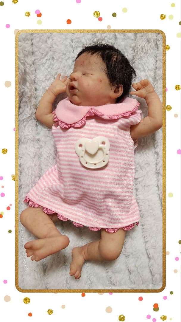 特価☆短期出品　リボーンドール　小さな新生児赤ちゃん　リアルベビー　創作人形