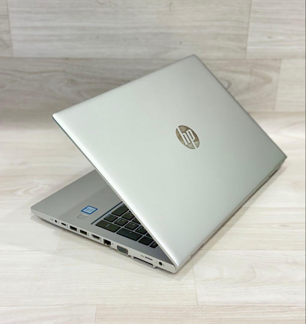 8世代Hp ProBookエイチピーノートi5/8GB/SSD-256フルHD