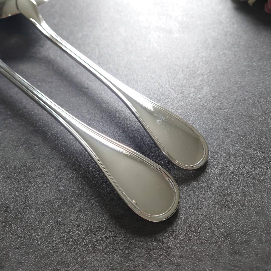 美品 クリストフル アルビ サービングフォーク サービングスプーン