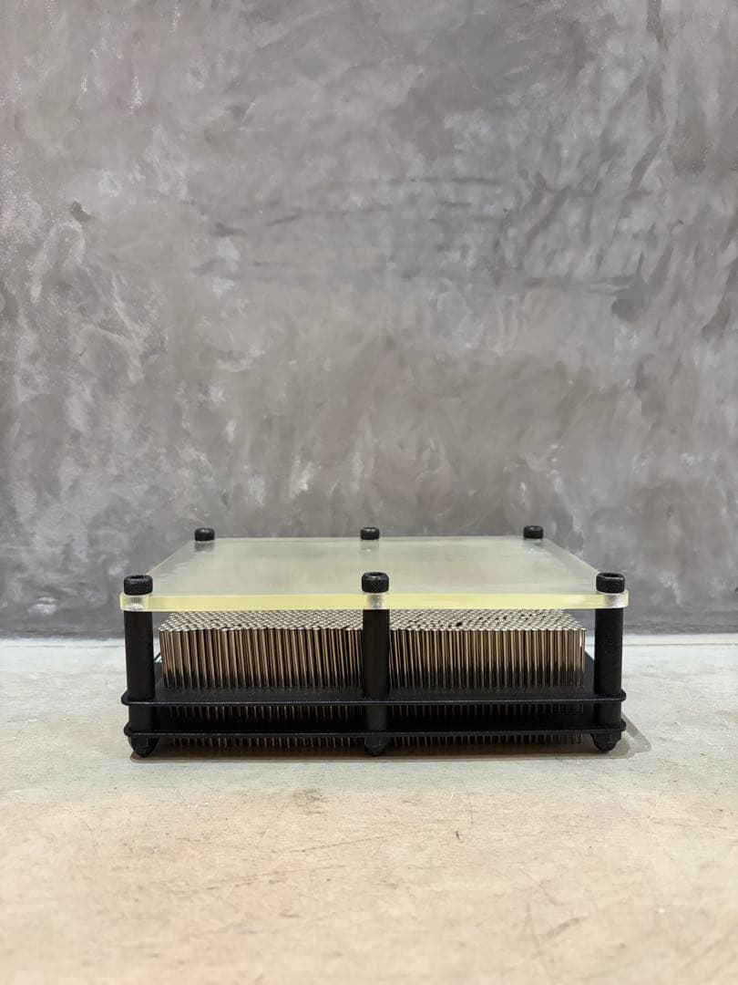 80s USA製　pin head アートレザーケース付き　オブジェ　プロダクト