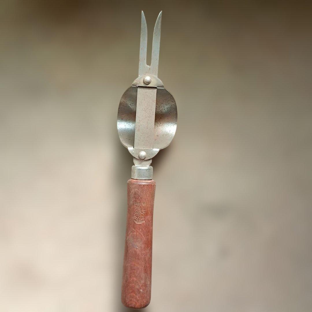 サボテン 剪定用ハサミ オレンジ　サボテン ハンドグラスシザー　アンティーク