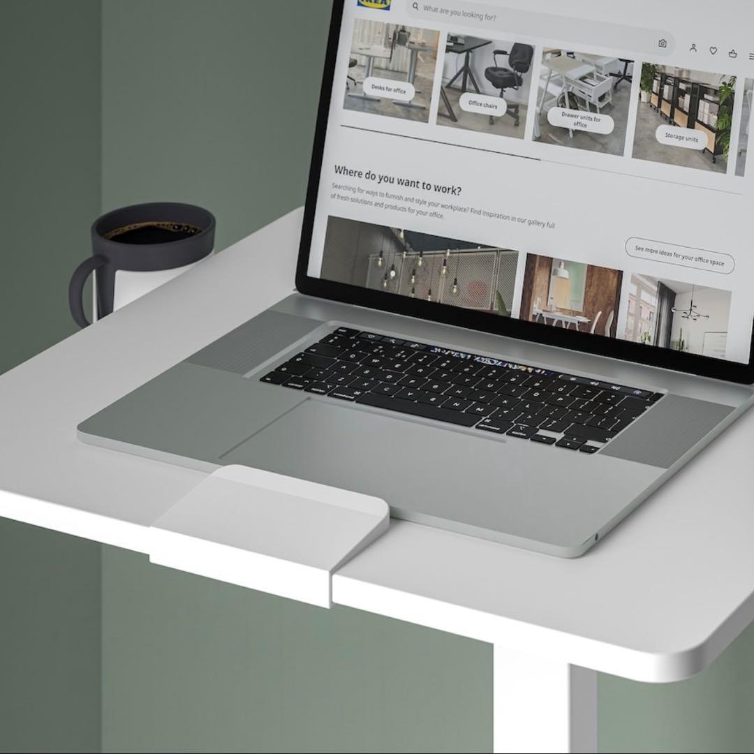 MITTZON ミッツォーン ホワイト IKEA イケア 昇降デスク 折りたたみ