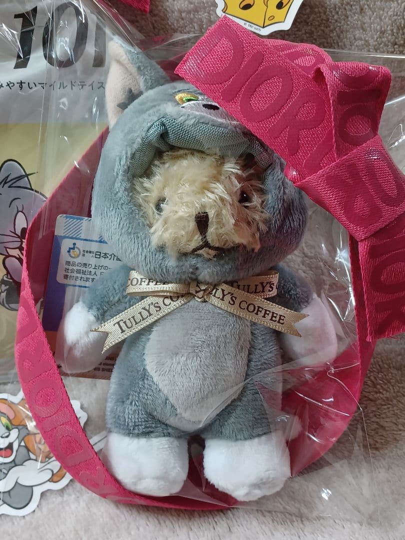 TULLY'S COFFEE トムベアフル &コーヒー&ステッカーつき