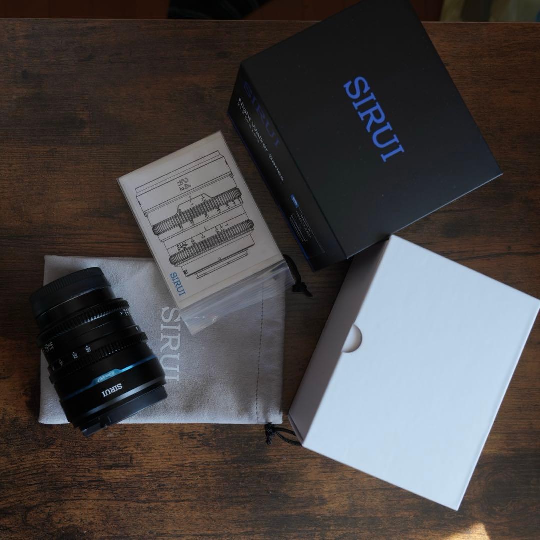 SIRUI night walker 24mm t1.2 eマウント