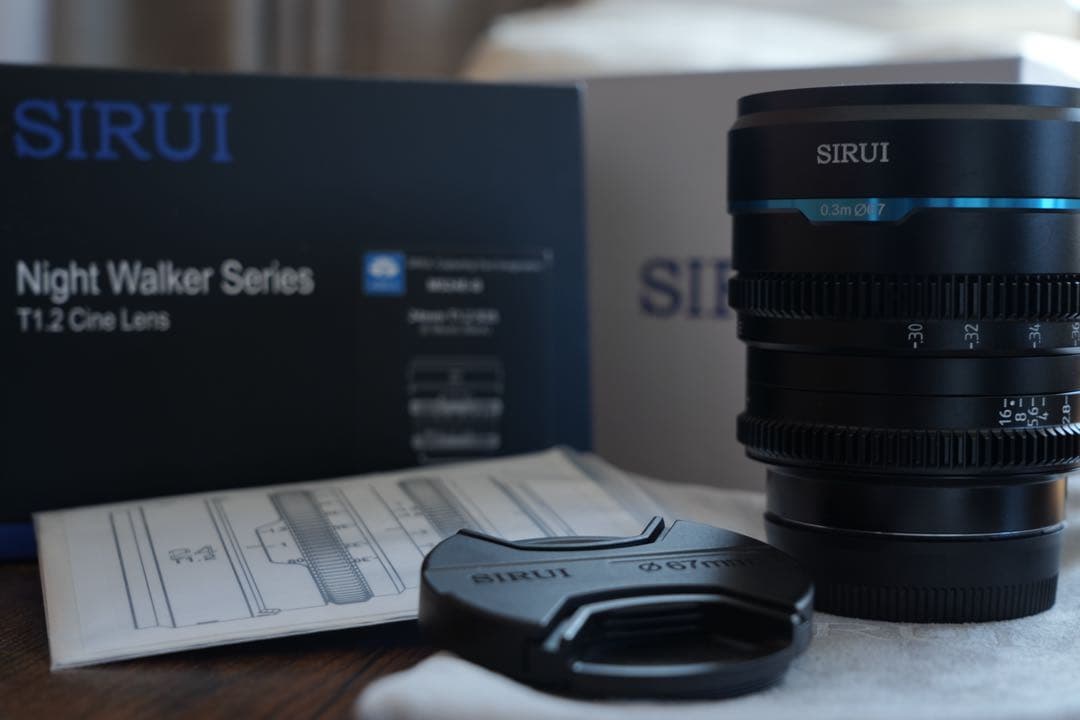 SIRUI night walker 24mm t1.2 eマウント