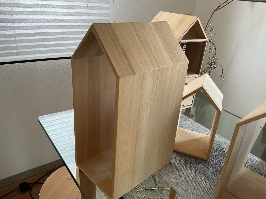 増田桐箱店 本の家　Book House ブックハウス 本棚セット　北欧