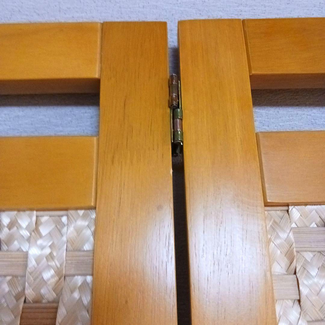 スクリーン パーテーション おしゃれ 衝立 ナチュラル 3連