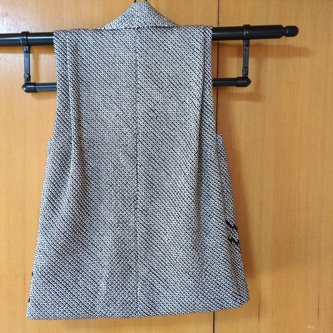 七五三３歳男の子正絹総絞り手縫いの被布（中綿無し）