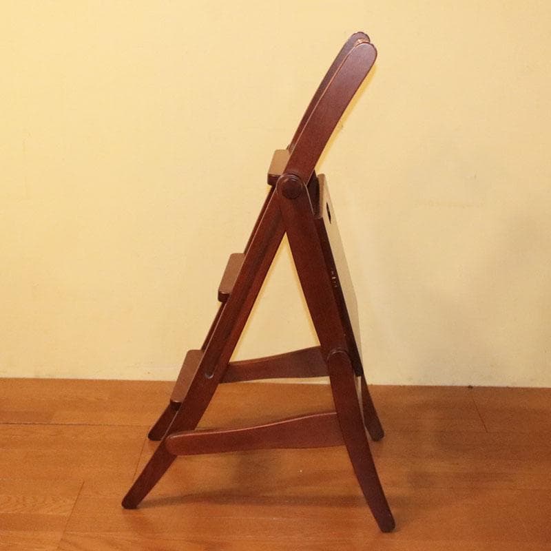 ステップチェア 椅子 脚立台 踏み台 イタリア製 木製 122-374
