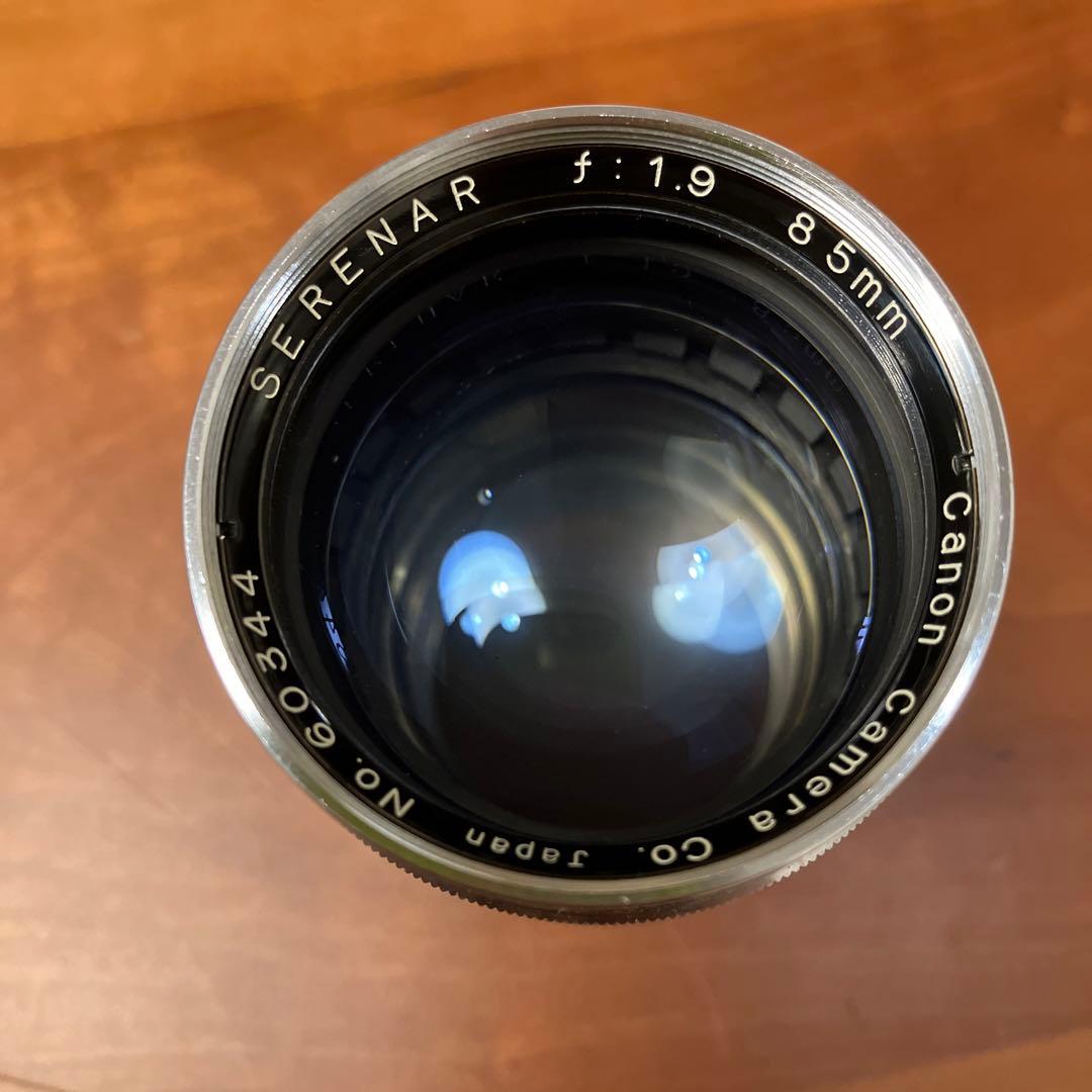 年代物 Canon キャノン 1:2 f:5cm f:1.9 85mm レンズ
