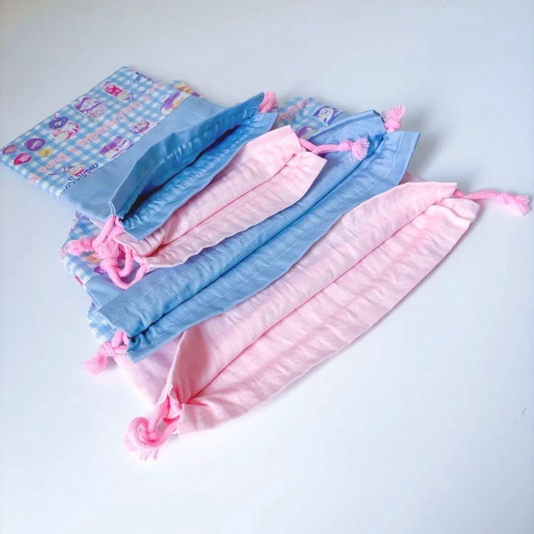 入園入学 7点セット 水色 女の子 レッスンバッグ 上履き入れ 体操服袋