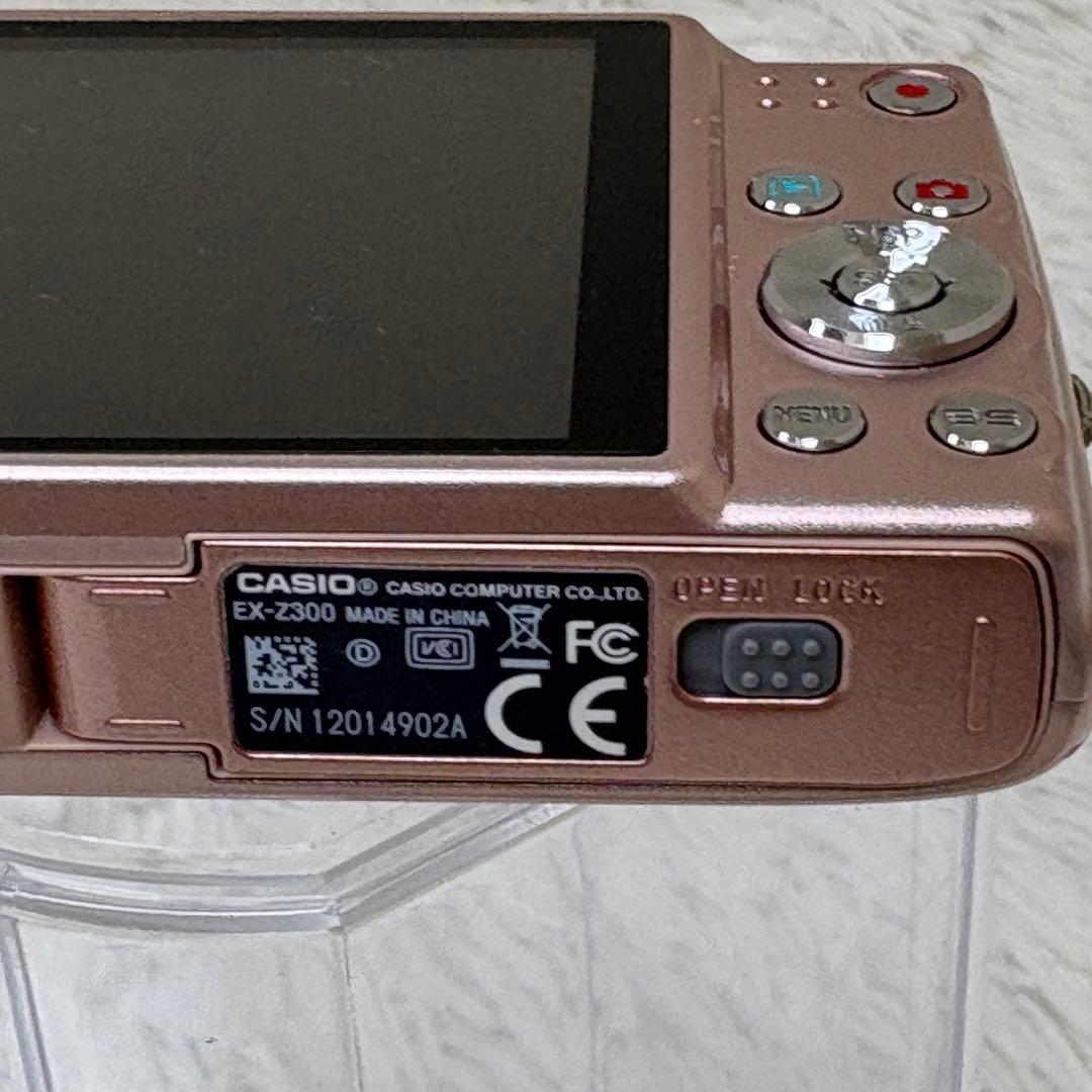 CASIO カメラ　EX-Z300 バッテリー　ピンク　コンデジ　動作品