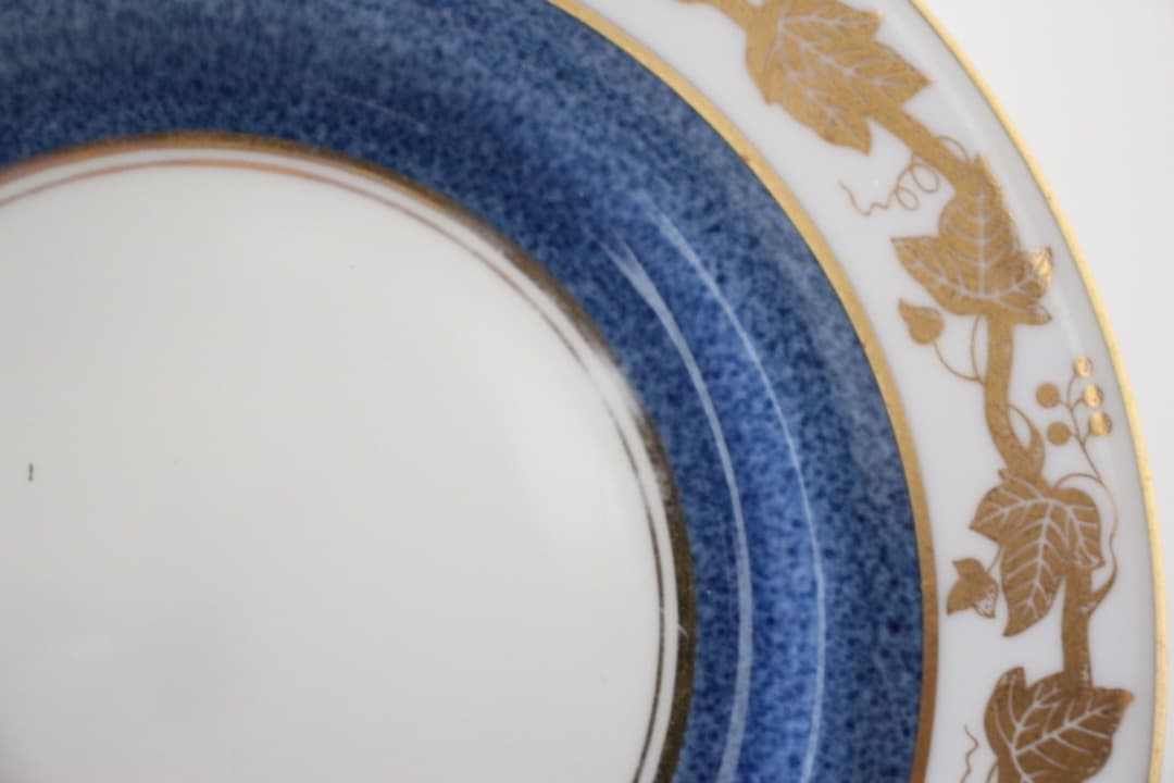 ウェッジウッド　パウダーブルー　果実　１５cmプレート　ペア