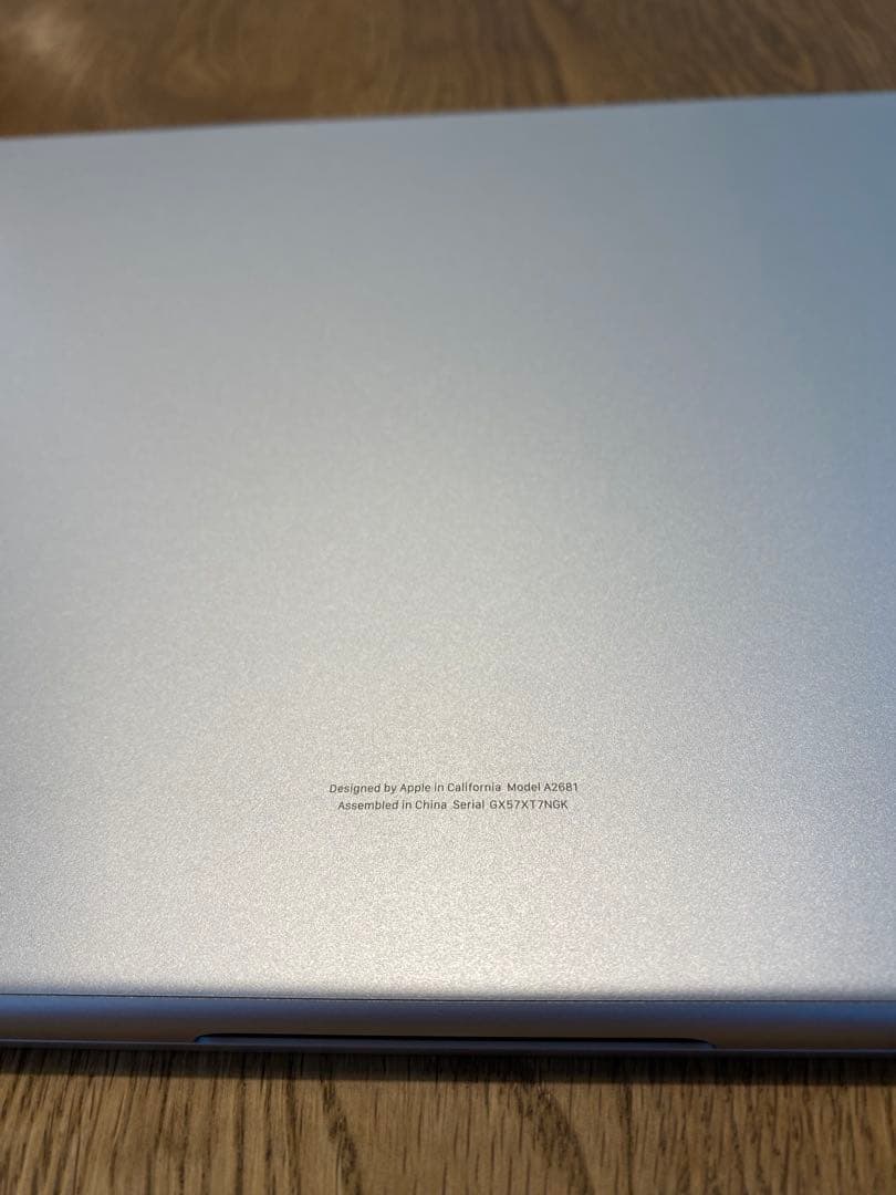 【美品】MacBook Air M2 16GB/512GB US配列 シルバー