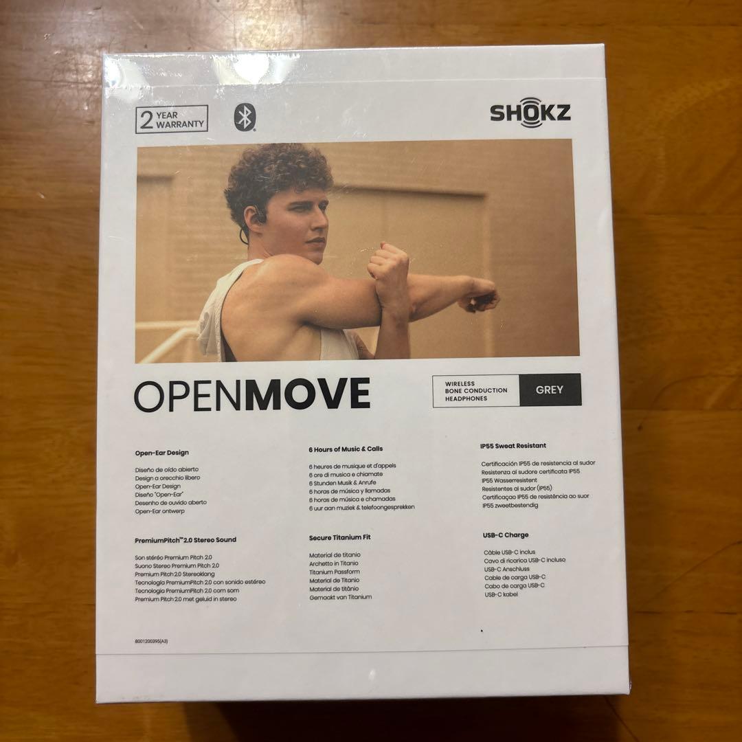 【値下げ中‼️】SHOKZ OPENMOVE 骨伝導イヤホン