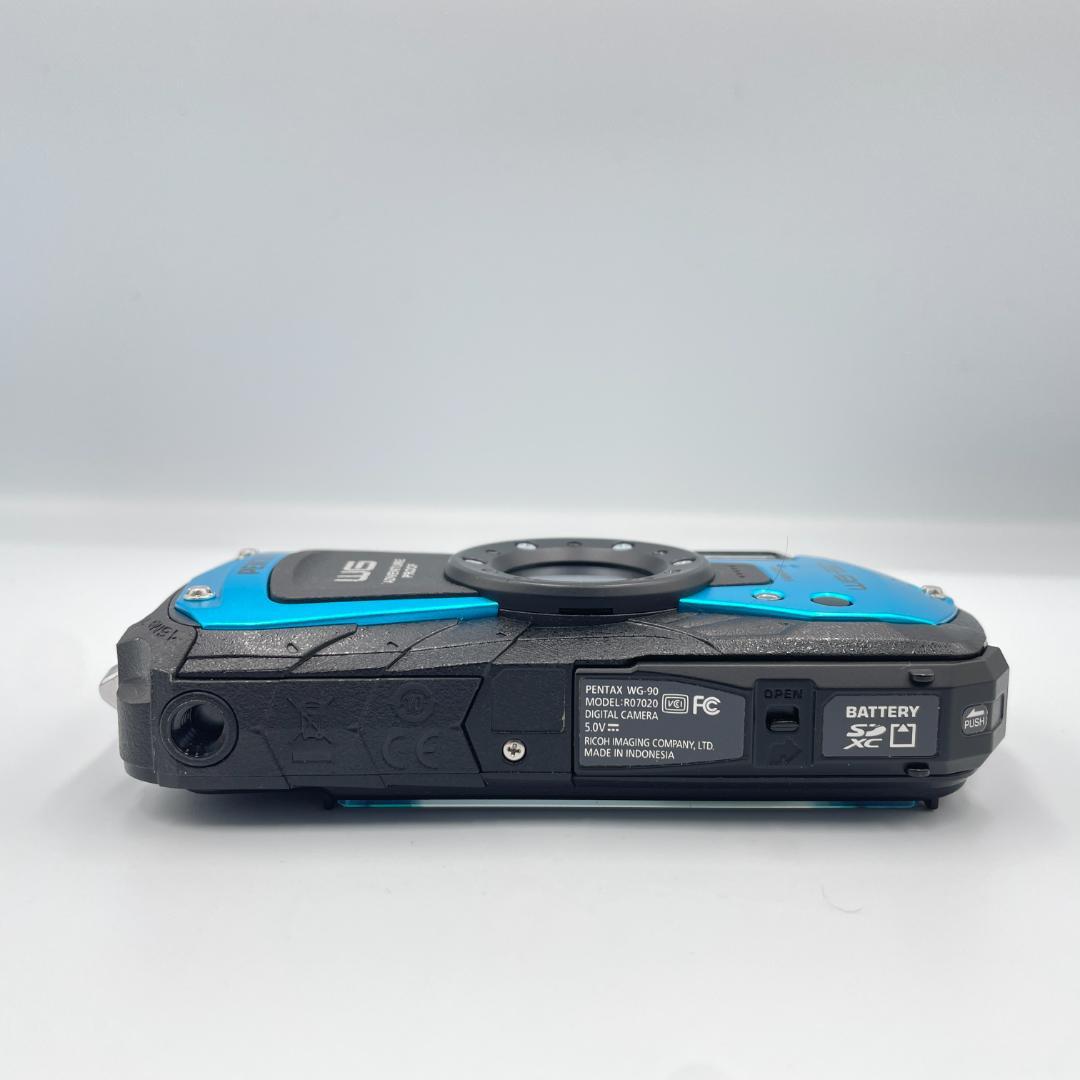 【動作品・転送特典無料あり】PENTAX WG-90 BLUE