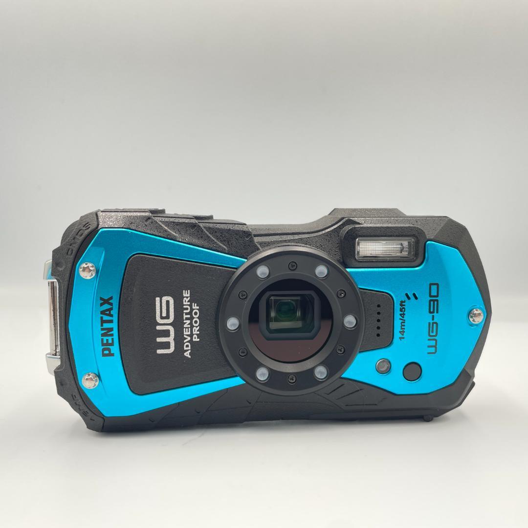 【動作品・転送特典無料あり】PENTAX WG-90 BLUE