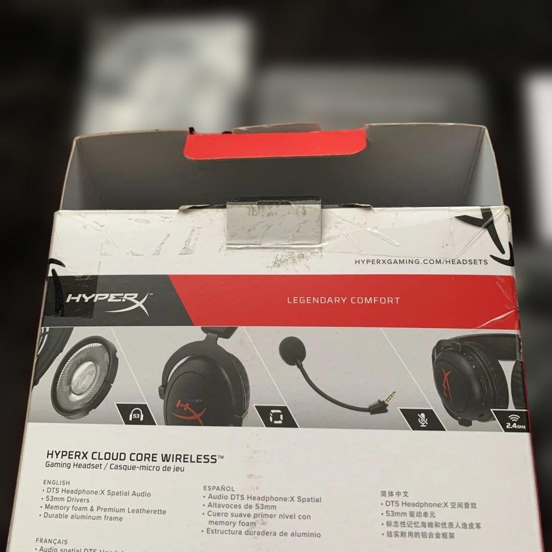 HyperX Cloud Core Wireless ゲーミングヘッドセット