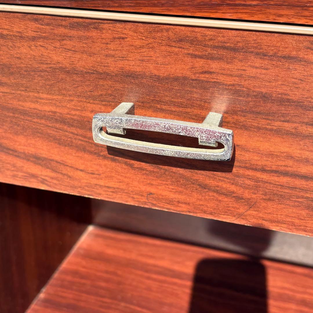 創愛ファニチュア コールキャビネット 電話台 昭和レトロ サイドキャビネット