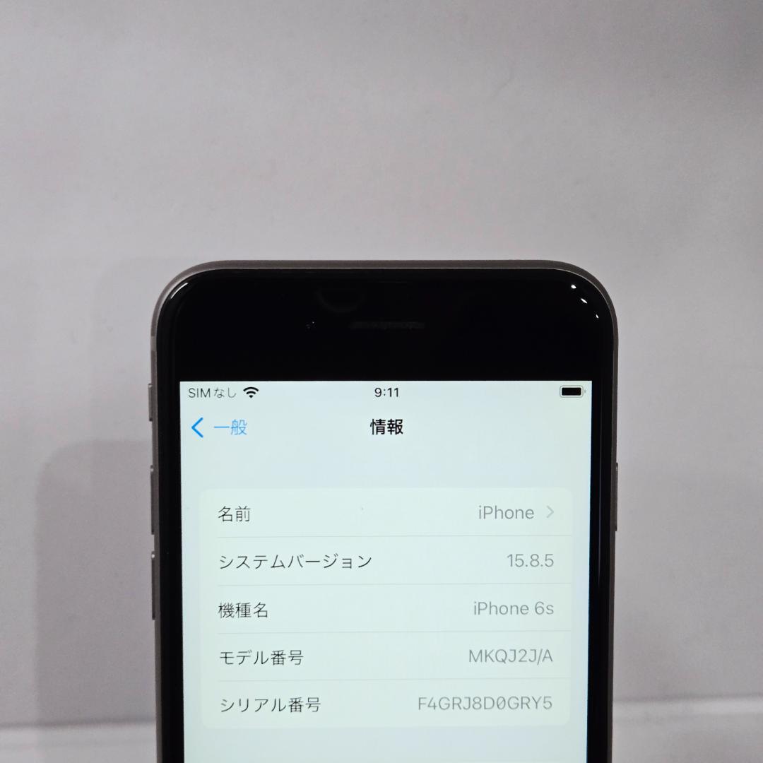 125 iPhone6s スペースグレイ SIMフリー 美品