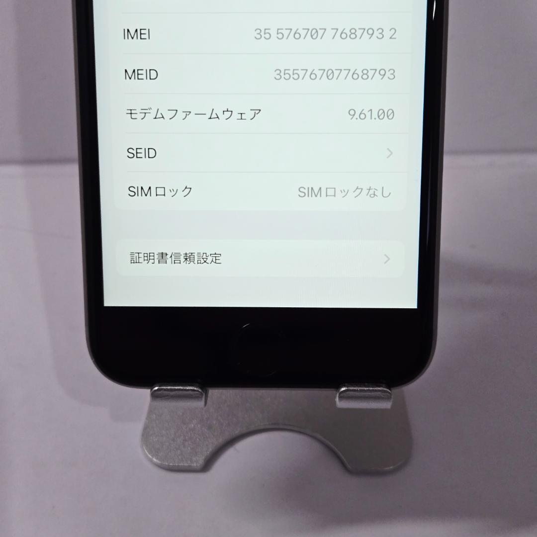 125 iPhone6s スペースグレイ SIMフリー 美品