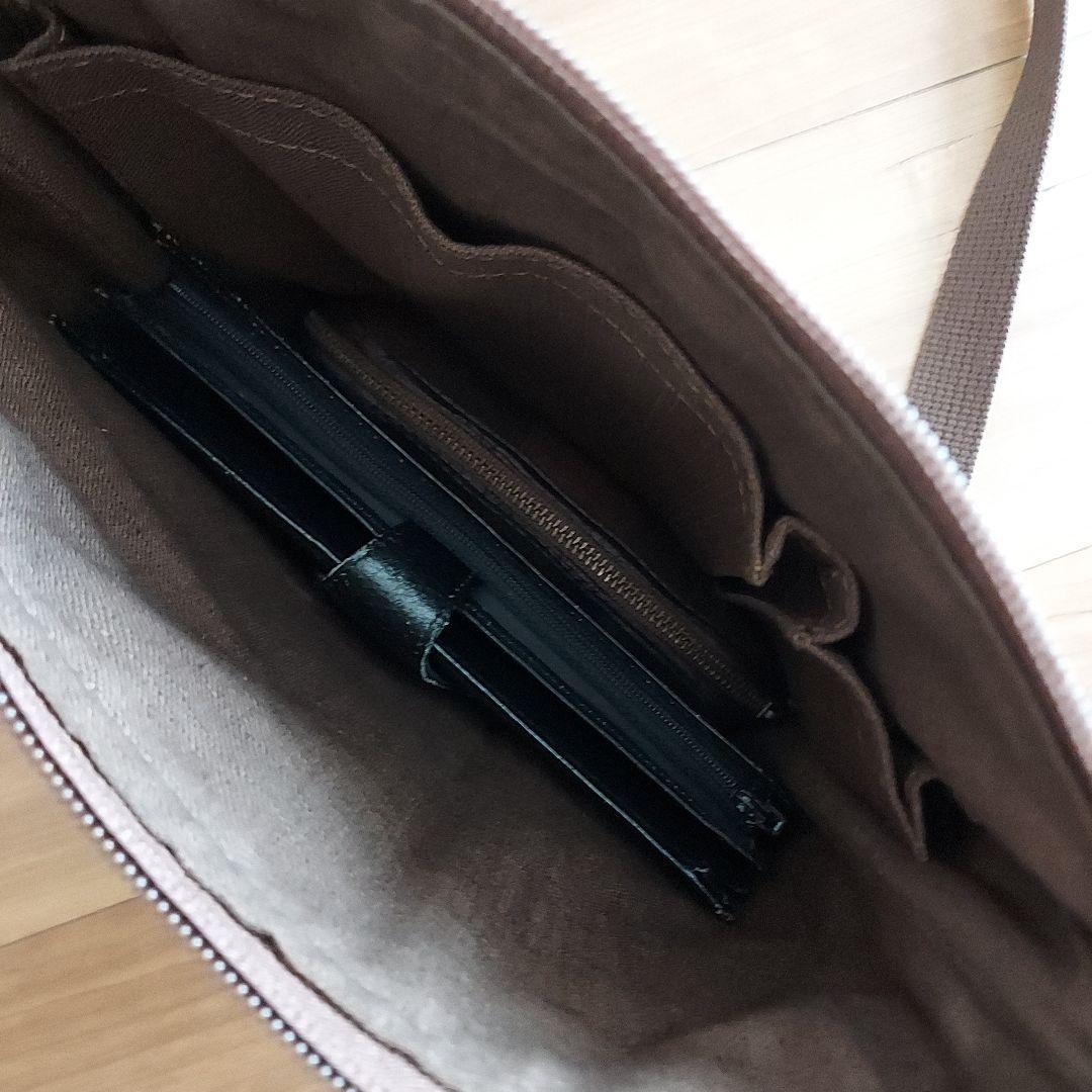 柿渋染め酒袋のサコッシュバッグ