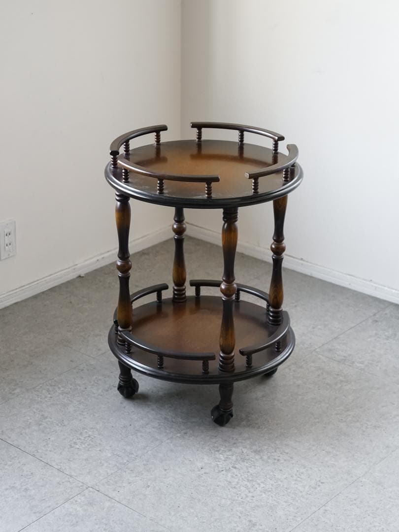 70's 飛騨産業/キツツキマーク ワゴンテーブル ミッドセンチュリー