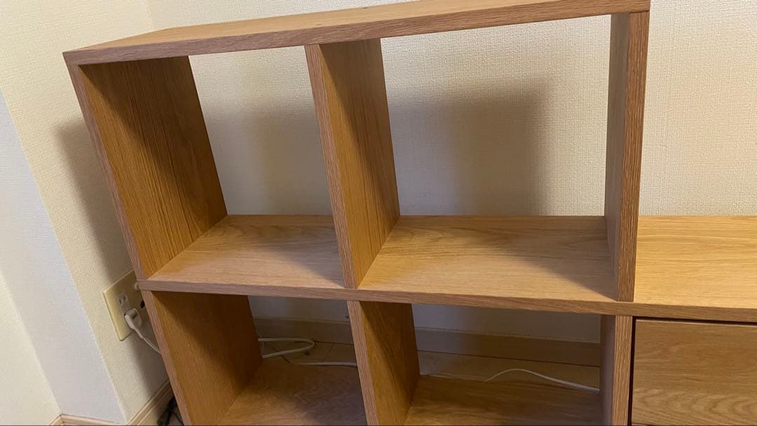 無印良品 MUJI スタッキングシェルフ・５段・オーク材
