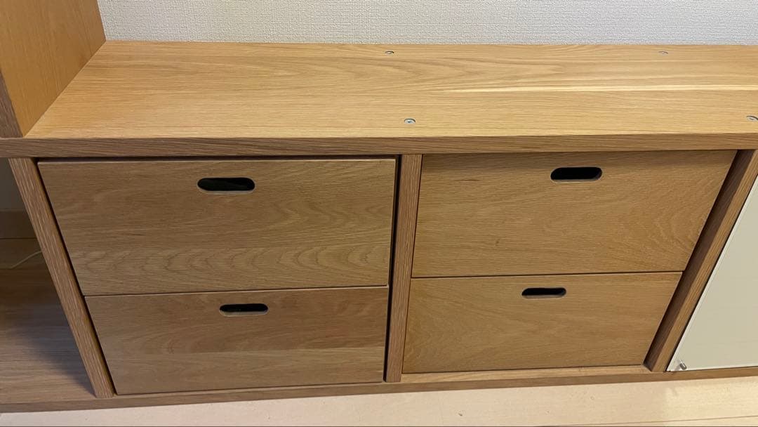 無印良品 MUJI スタッキングシェルフ・５段・オーク材