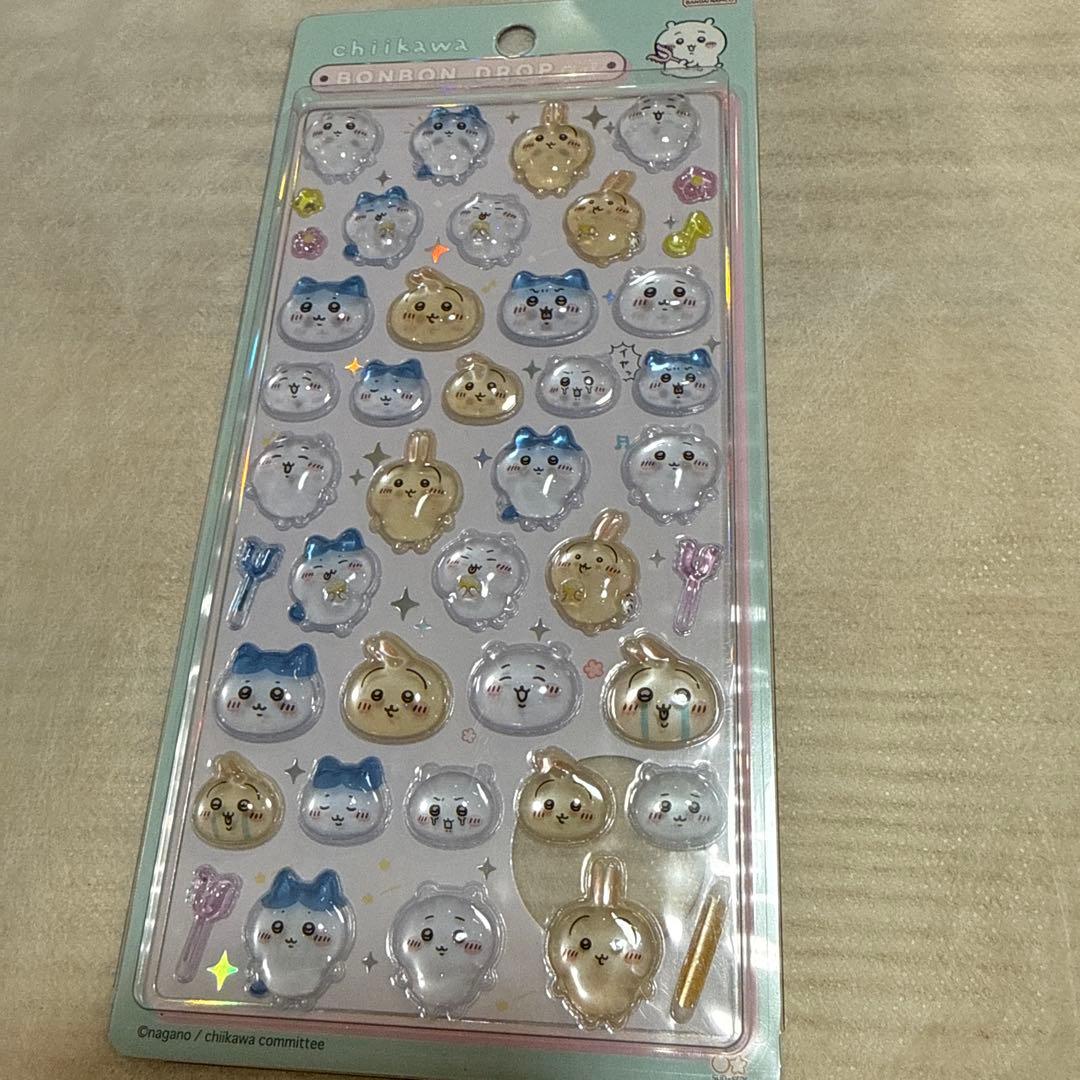 【正規品】ボンボンドロップシール ちいかわ 第一弾 4種　4枚　コンプリート