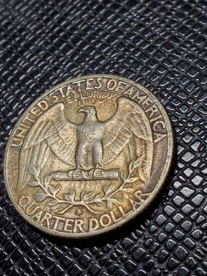 2189.　極美品　銀貨　1951年　S　アメリカ　クォータードル