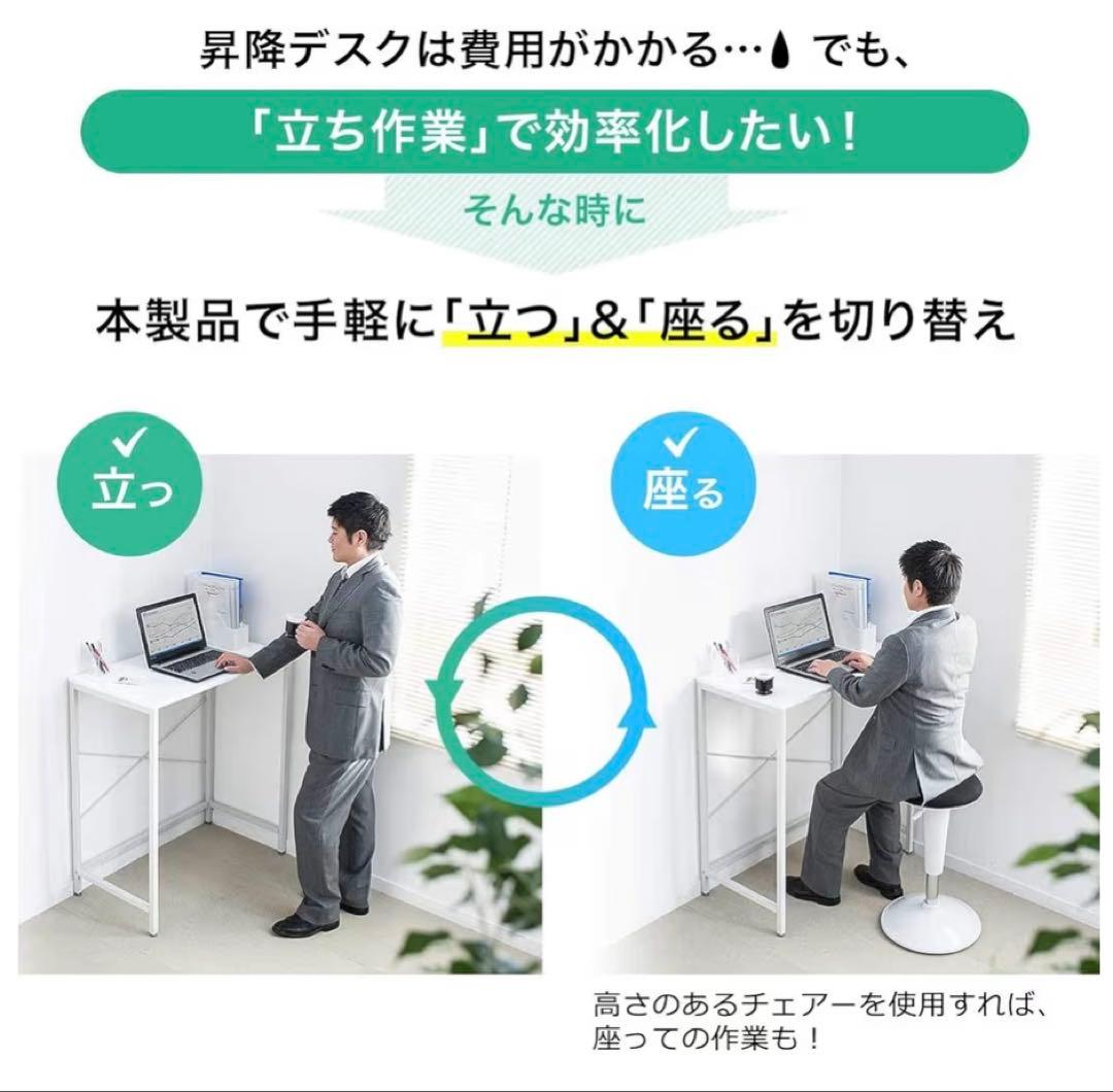 商品説明要必読☆受取限定☆ ホワイトデスク 100×100×48