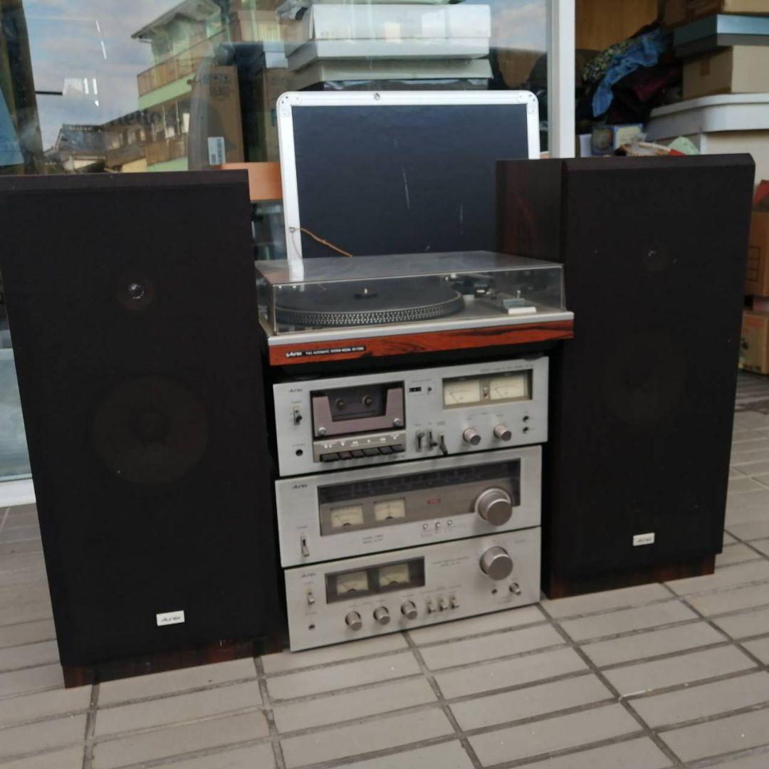 Aurexオーレックス SB-130 ST-130 オーディオ コンポ レコード