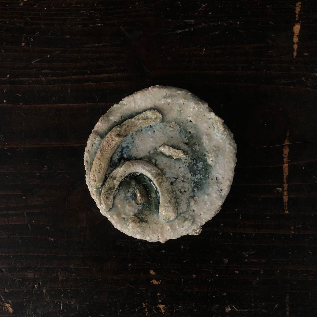 窯道具　オブジェ　雪景色