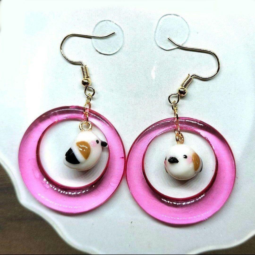 サークルinシマエナガピアス